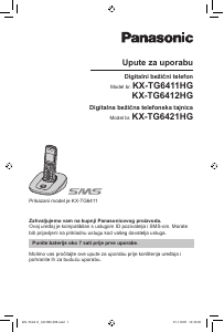 Priručnik Panasonic KX-TG6421HG Bežični telefon