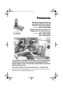 Bedienungsanleitung Panasonic KX-TG8122G Schnurlose telefon