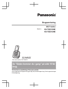 Brugsanvisning Panasonic KX-TGD312NE Trådløs telefon