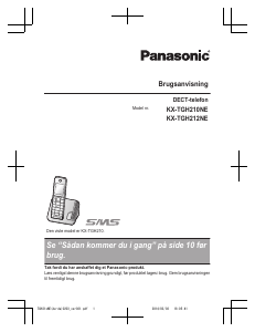 Brugsanvisning Panasonic KX-TGH212NE Trådløs telefon