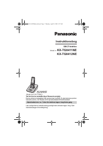 Brugsanvisning Panasonic KX-TG8412NE Trådløs telefon