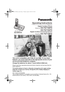 Handleiding Panasonic KX-TG7102FX Draadloze telefoon