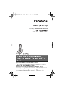 Instrukcja Panasonic KX-TG7511PD Telefon bezprzewodowy