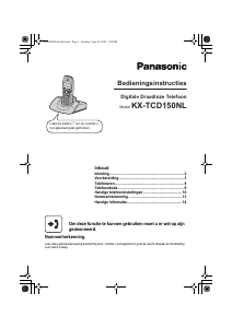 Handleiding Panasonic KX-TCD150NL Draadloze telefoon