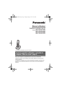 Mode d’emploi Panasonic KX-TG1611FR Téléphone sans fil