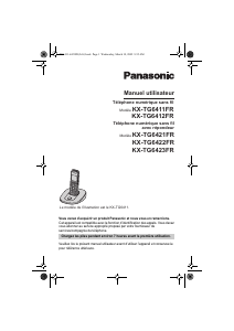 Mode d’emploi Panasonic KX-TG6423FR Téléphone sans fil