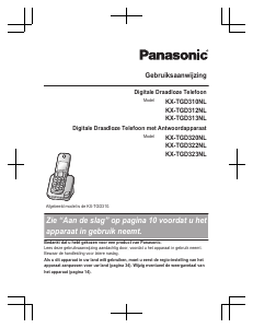 Handleiding Panasonic KX-TGD322NL Draadloze telefoon