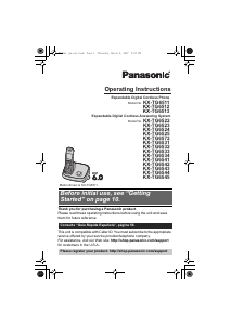 Manual Panasonic KX-TG6533 Wireless Phone