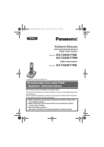 Kullanım kılavuzu Panasonic KX-TG8051TRW Kablosuz telefon