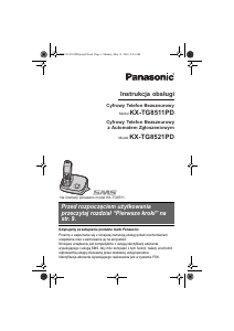 Instrukcja Panasonic KX-TG8511PD Telefon bezprzewodowy