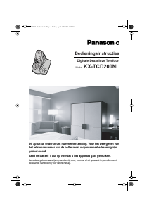 Handleiding Panasonic KX-TCD203NL Draadloze telefoon