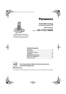 Brugsanvisning Panasonic KX-TCD152NE Trådløs telefon