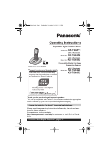 Handleiding Panasonic KX-TG6473 Draadloze telefoon