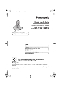 Návod Panasonic KX-TCD152CE Bezdrôtový telefón