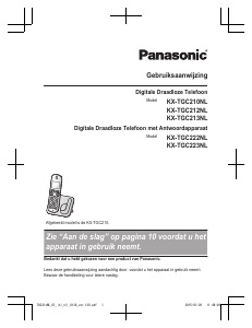 Handleiding Panasonic KX-TGC223NL Draadloze telefoon