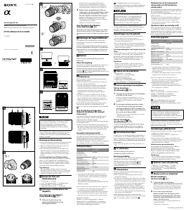 Bruksanvisning Sony SAL55300 Objektiv