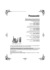 Manual Panasonic KX-TG5653 Wireless Phone