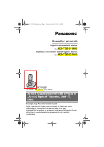 Használati útmutató Panasonic KX-TG5511HGW Vezeték nélküli telefon