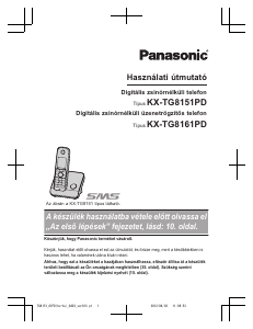 Használati útmutató Panasonic KX-TG8151PD Vezeték nélküli telefon