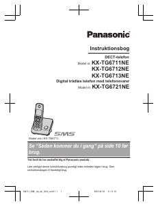 Brugsanvisning Panasonic KX-TG6711NE Trådløs telefon
