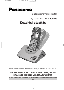 Használati útmutató Panasonic KX-TCD705HGM Vezeték nélküli telefon