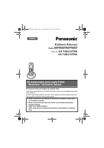 Kullanım kılavuzu Panasonic KX-TGB210TR Kablosuz telefon