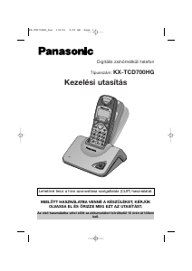 Használati útmutató Panasonic KX-TCD700HGB Vezeték nélküli telefon