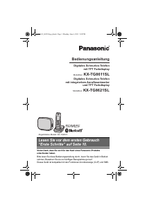 Bedienungsanleitung Panasonic KX-TG8611SL Schnurlose telefon