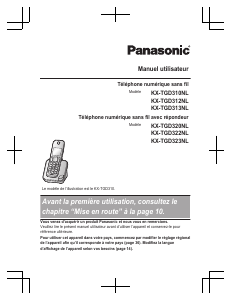 Mode d’emploi Panasonic KX-TGD323NL Téléphone sans fil