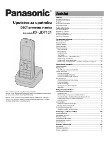 Priručnik Panasonic KX-UDT121 Bežični telefon