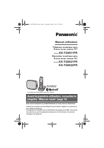 Mode d’emploi Panasonic KX-TG8621FR Téléphone sans fil