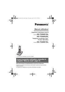 Mode d’emploi Panasonic KX-TG8051SL Téléphone sans fil