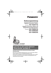 Bedienungsanleitung Panasonic KX-TG8521G Schnurlose telefon