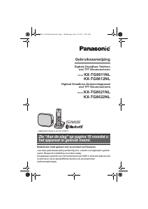 Handleiding Panasonic KX-TG8622NL Draadloze telefoon