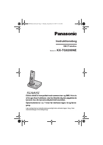 Brugsanvisning Panasonic KX-TG8200NE Trådløs telefon