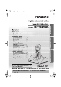 Használati útmutató Panasonic KX-TCD455HGM Vezeték nélküli telefon