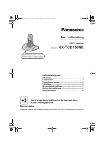 Brugsanvisning Panasonic KX-TCD153NE Trådløs telefon