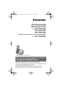 Handleiding Panasonic KX-TG6521BL Draadloze telefoon