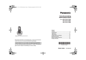 Handleiding Panasonic KX-TG1312NL Draadloze telefoon