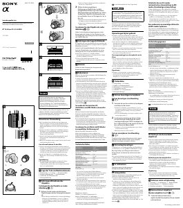 Manuale Sony SAL18552 Obiettivo