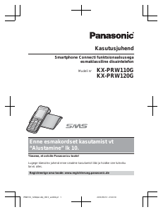 Kasutusjuhend Panasonic KX-PRW110G Traadita telefon
