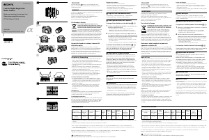 Manuale Sony SAL16105 Obiettivo