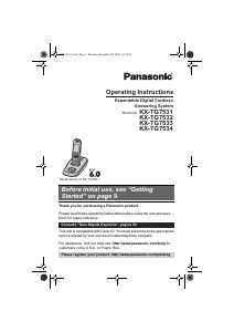 Manual Panasonic KX-TG7531 Wireless Phone