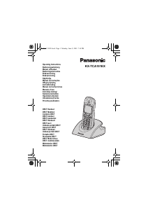 Bedienungsanleitung Panasonic KX-TCA151EX Schnurlose telefon