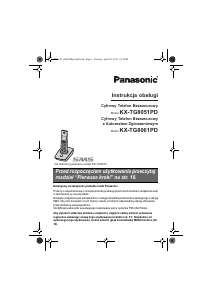 Instrukcja Panasonic KX-TG8061PD Telefon bezprzewodowy