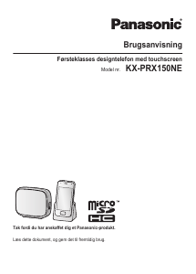 Brugsanvisning Panasonic KX-PRX150NE Trådløs telefon