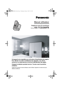 Mode d’emploi Panasonic KX-TCD202FR Téléphone sans fil