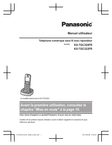 Mode d’emploi Panasonic KX-TGC322FR Téléphone sans fil