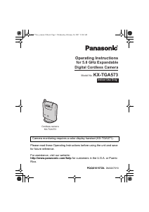 Manual Panasonic KX-TG5779 Wireless Phone