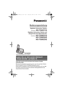 Bedienungsanleitung Panasonic KX-TG8511G Schnurlose telefon